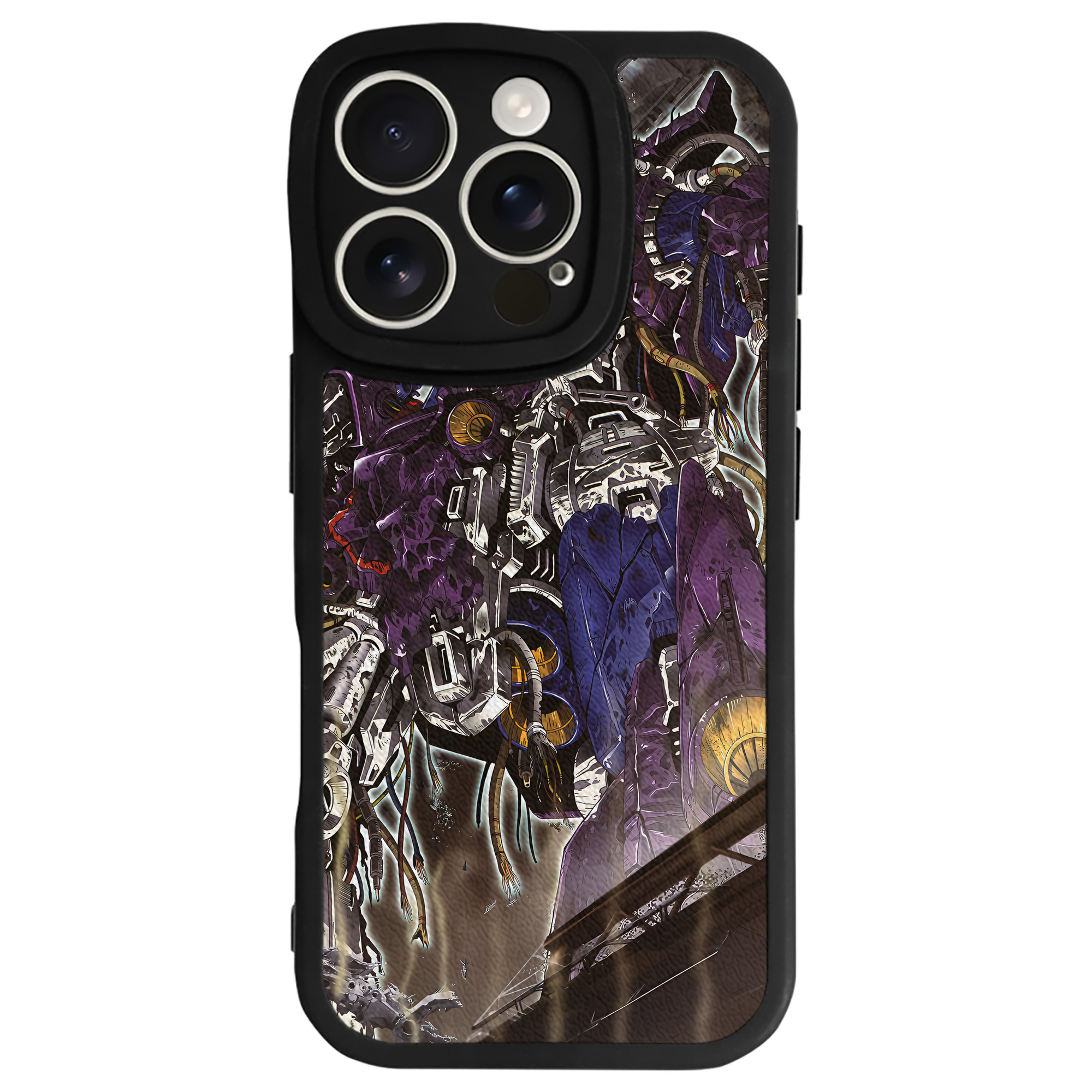 （画像用） 機動戦士ガンダム Mobile Suit Gundam 【iPhone 16シリーズ対応】シリコンスマホケース（レザー調） 材質：シリコン